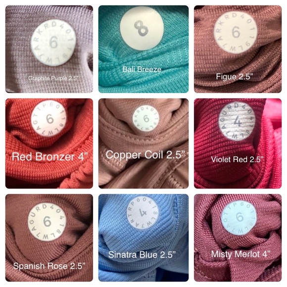 Lululemon Hotty Hot Size Dot Color Codes!!!! - Picture 8 of 10